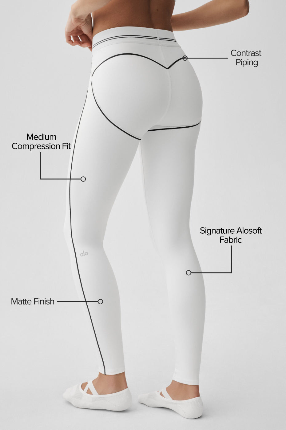 Airbrush High-Waist Heart Throb Legging