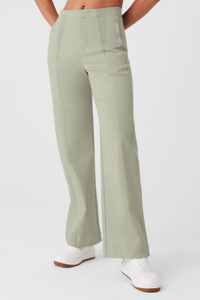 High-Waist On Point Moto Trouser