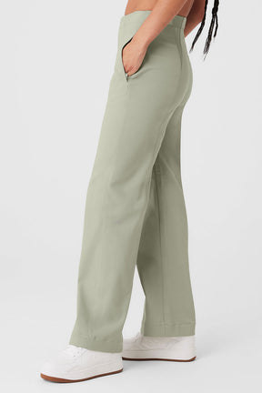 High-Waist On Point Moto Trouser