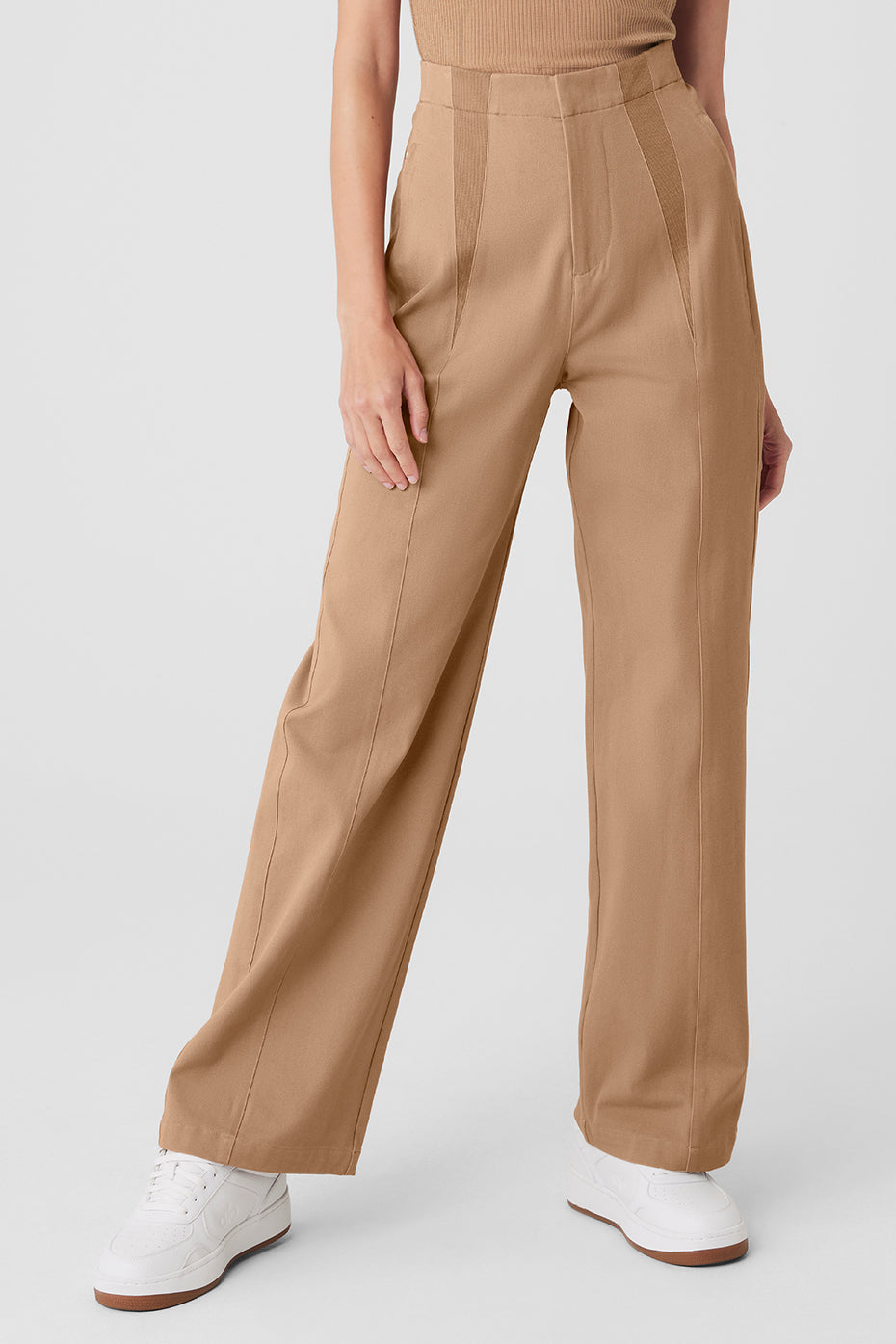 High-Waist On Point Moto Trouser