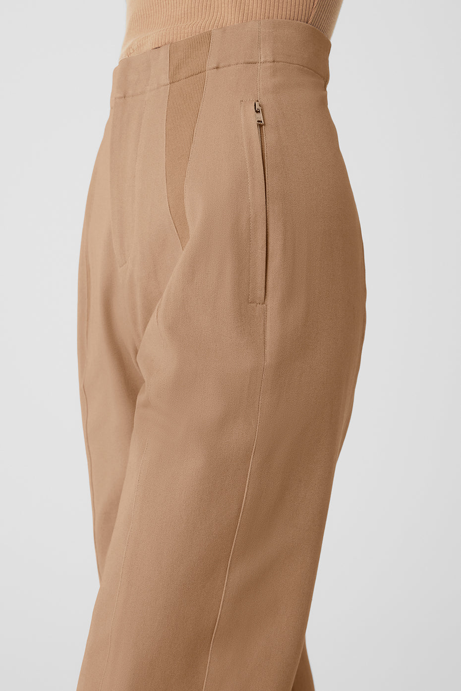 High-Waist On Point Moto Trouser