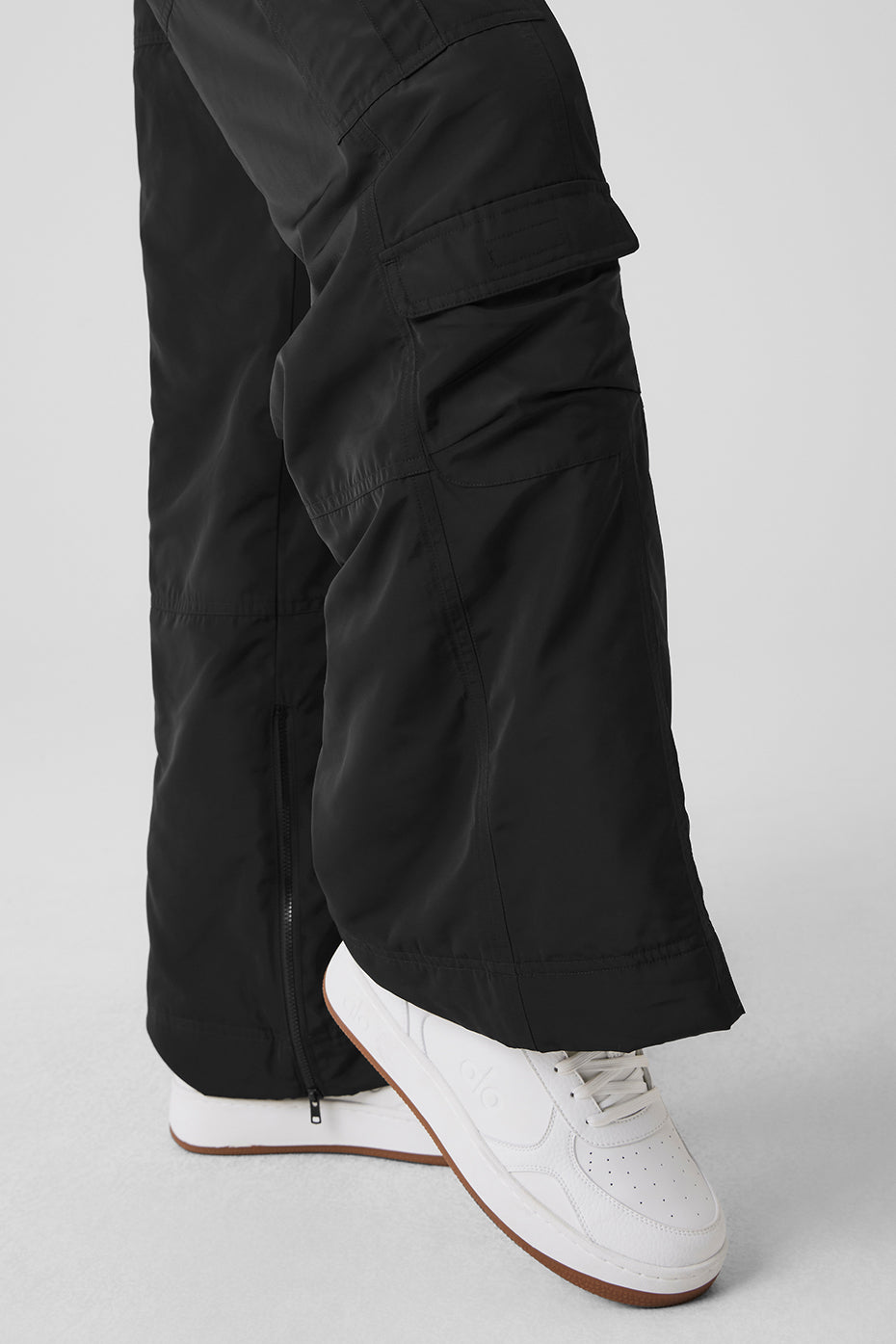 High-Waist Ski-Moto Puffer Pant