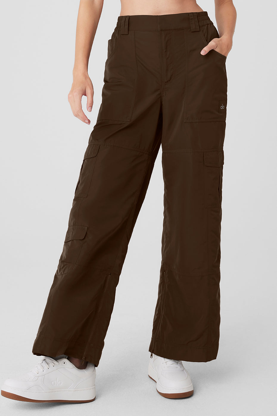 High-Waist Ski-Moto Puffer Pant