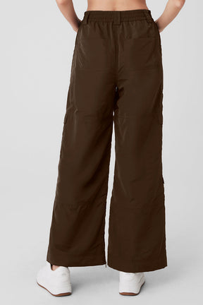 High-Waist Ski-Moto Puffer Pant