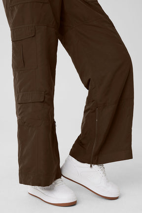 High-Waist Ski-Moto Puffer Pant