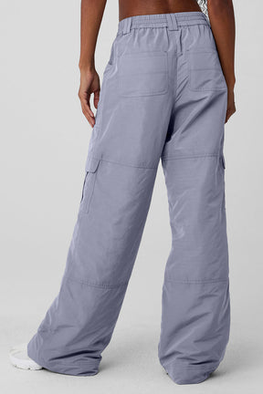 High-Waist Ski-Moto Puffer Pant