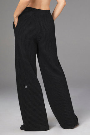 High-Waist Cashmere Ma Cherie Trouser