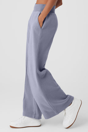 Polar Fleece High-Waist Snowdrift Wide Leg Pant