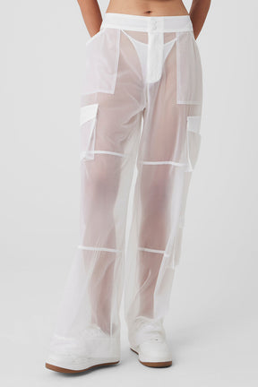 Sheer Effusion Cargo Wide Leg Trouser