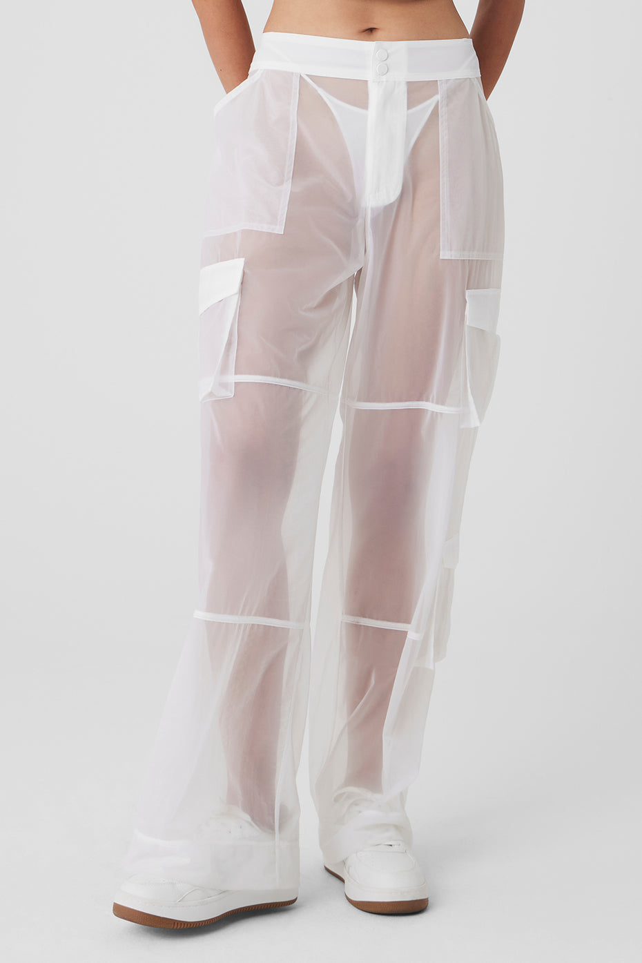 Sheer Effusion Cargo Wide Leg Trouser