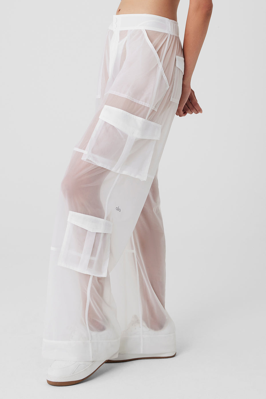 Sheer Effusion Cargo Wide Leg Trouser