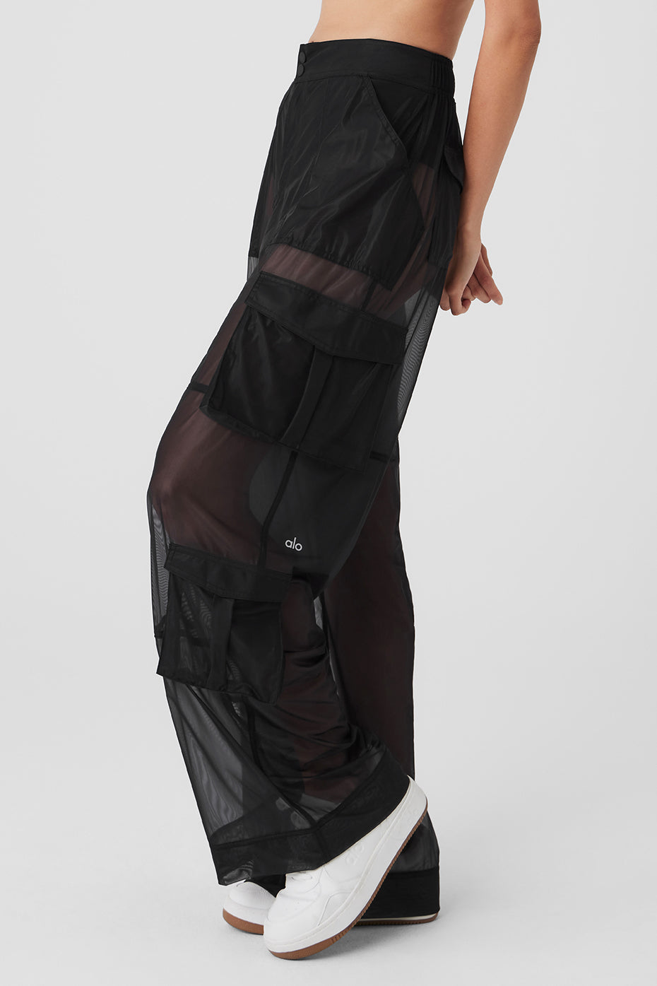 Sheer Effusion Cargo Wide Leg Trouser