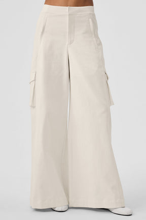 Show Off Cargo Wide Leg Trouser (Long)