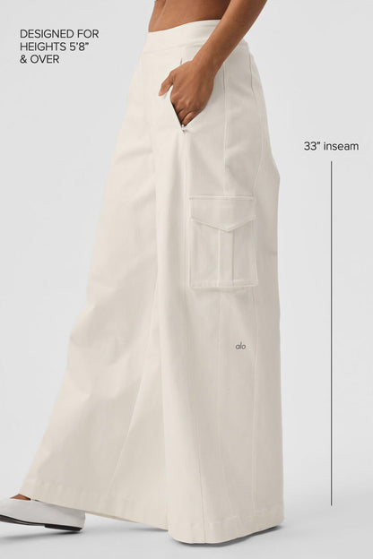 Show Off Cargo Wide Leg Trouser (Long)