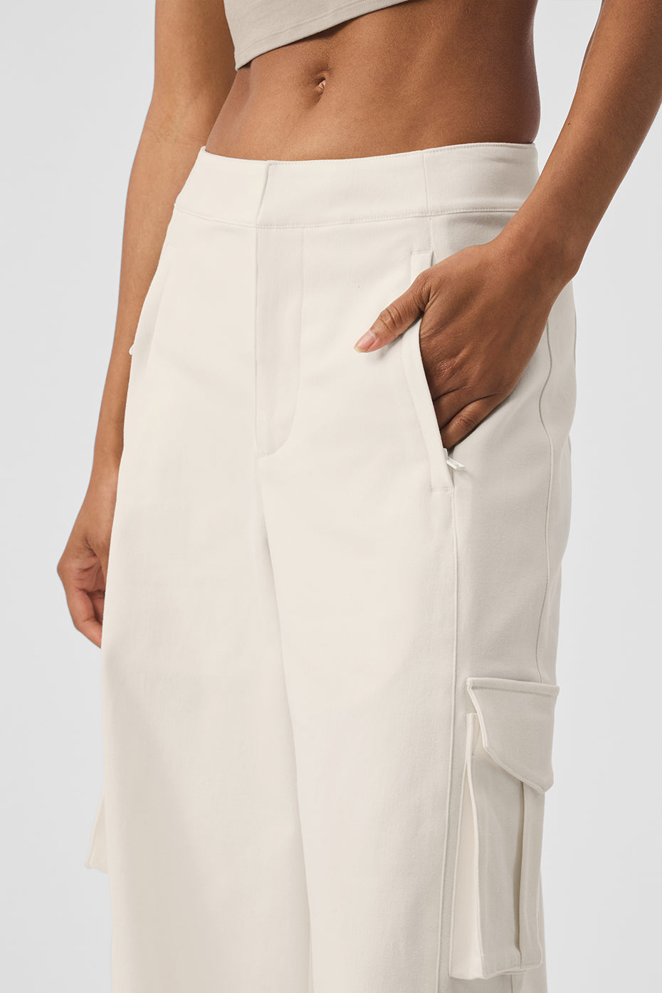 Show Off Cargo Wide Leg Trouser (Long)