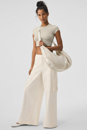 Show Off Cargo Wide Leg Trouser (Long)