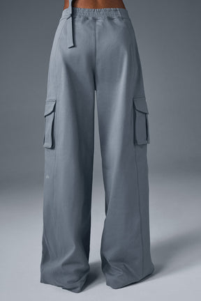 Show Off Cargo Wide Leg Trouser (Long)