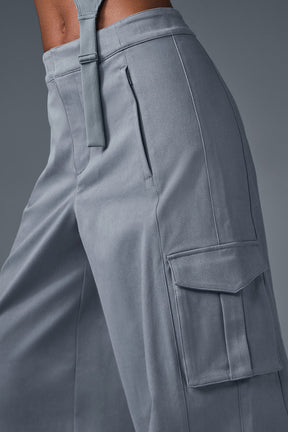 Show Off Cargo Wide Leg Trouser (Long)
