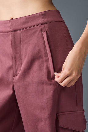 Show Off Cargo Wide Leg Trouser (Long)