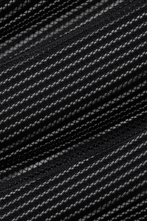 Striped Mesh Tropical Nights Flare Pant