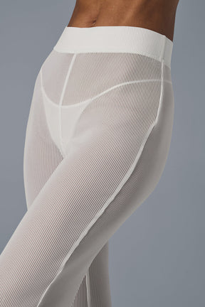 Striped Mesh Tropical Nights Flare Pant