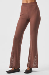Striped Mesh Tropical Nights Flare Pant
