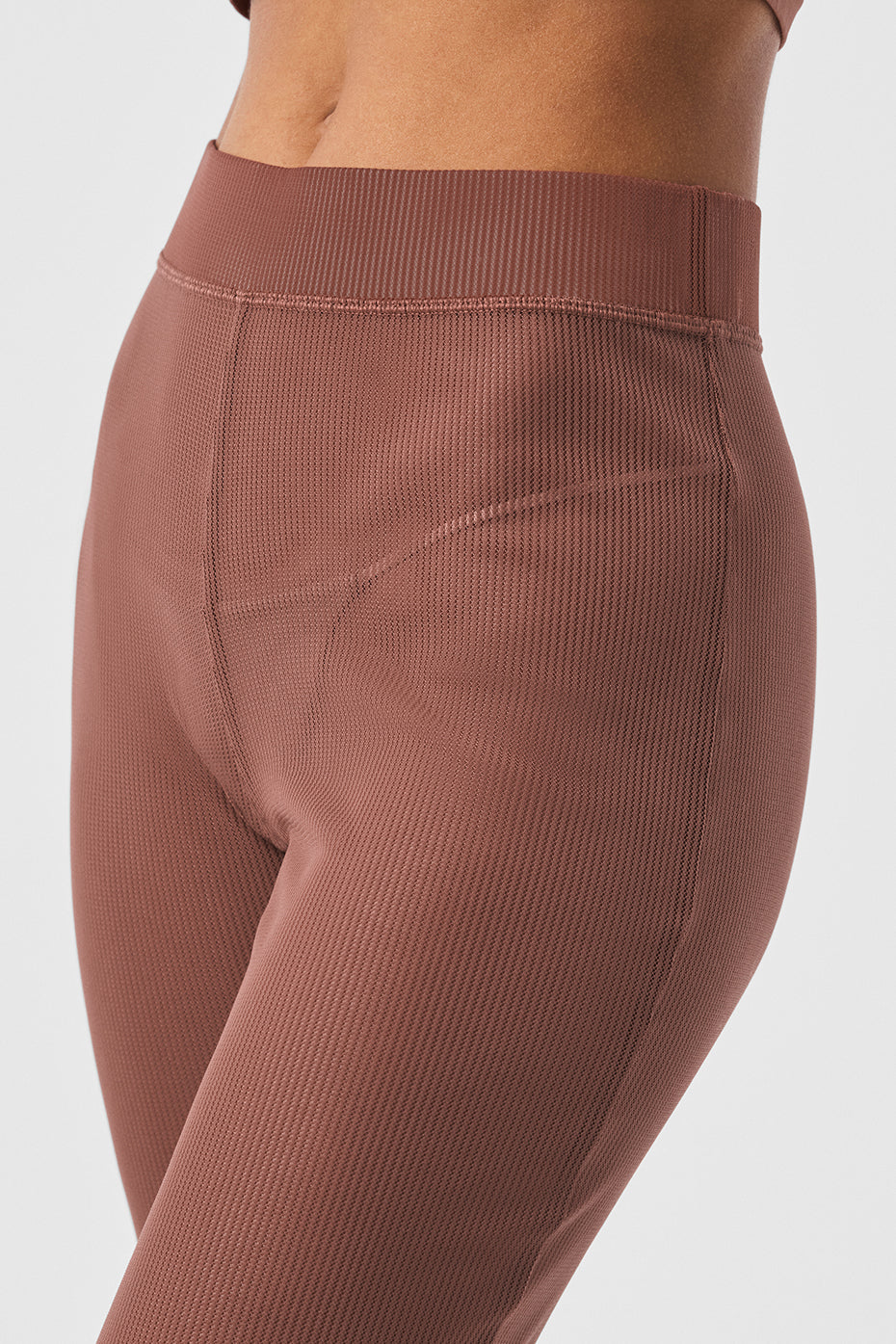 Striped Mesh Tropical Nights Flare Pant