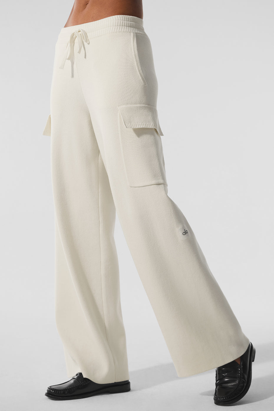 Scholar Knit High-Waist Cargo Pant