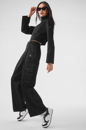 High-Waist Night Out Cargo Trouser