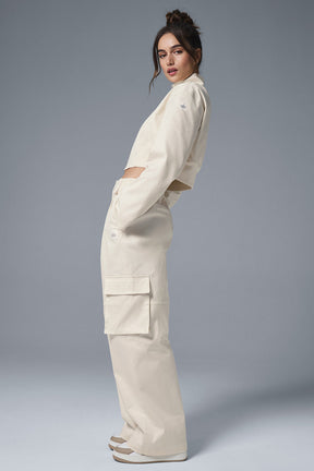 High-Waist Night Out Cargo Trouser