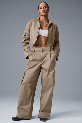 High-Waist Night Out Cargo Trouser