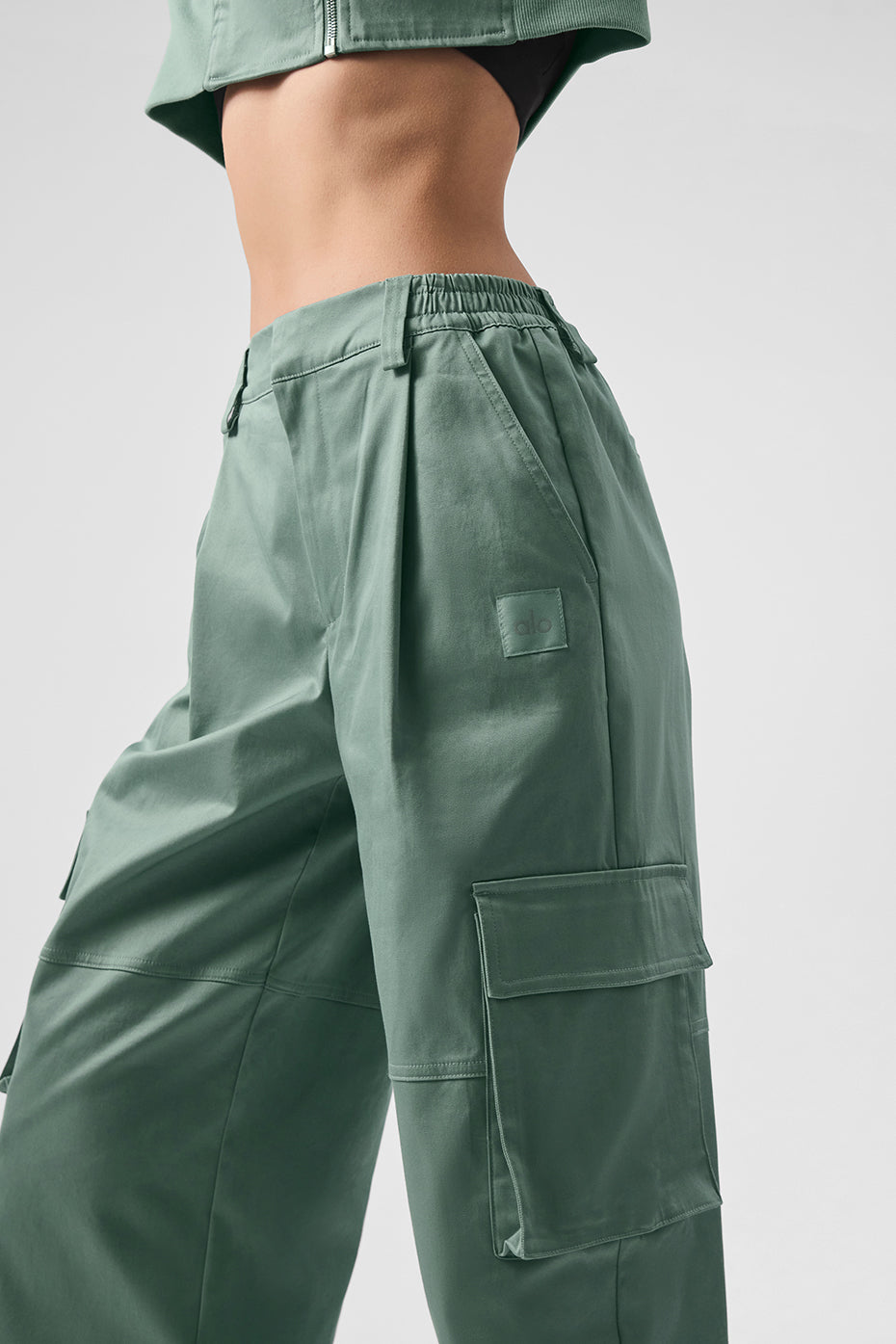 High-Waist Night Out Cargo Trouser