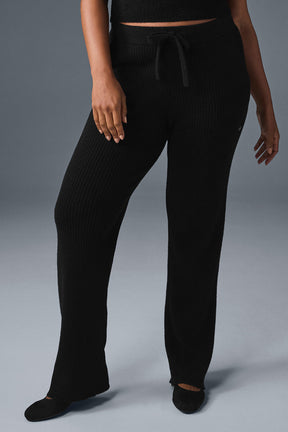 Snuggle Up Sweater High-Waist Wide Leg Pant
