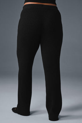 Snuggle Up Sweater High-Waist Wide Leg Pant