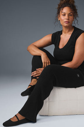 Snuggle Up Sweater High-Waist Wide Leg Pant