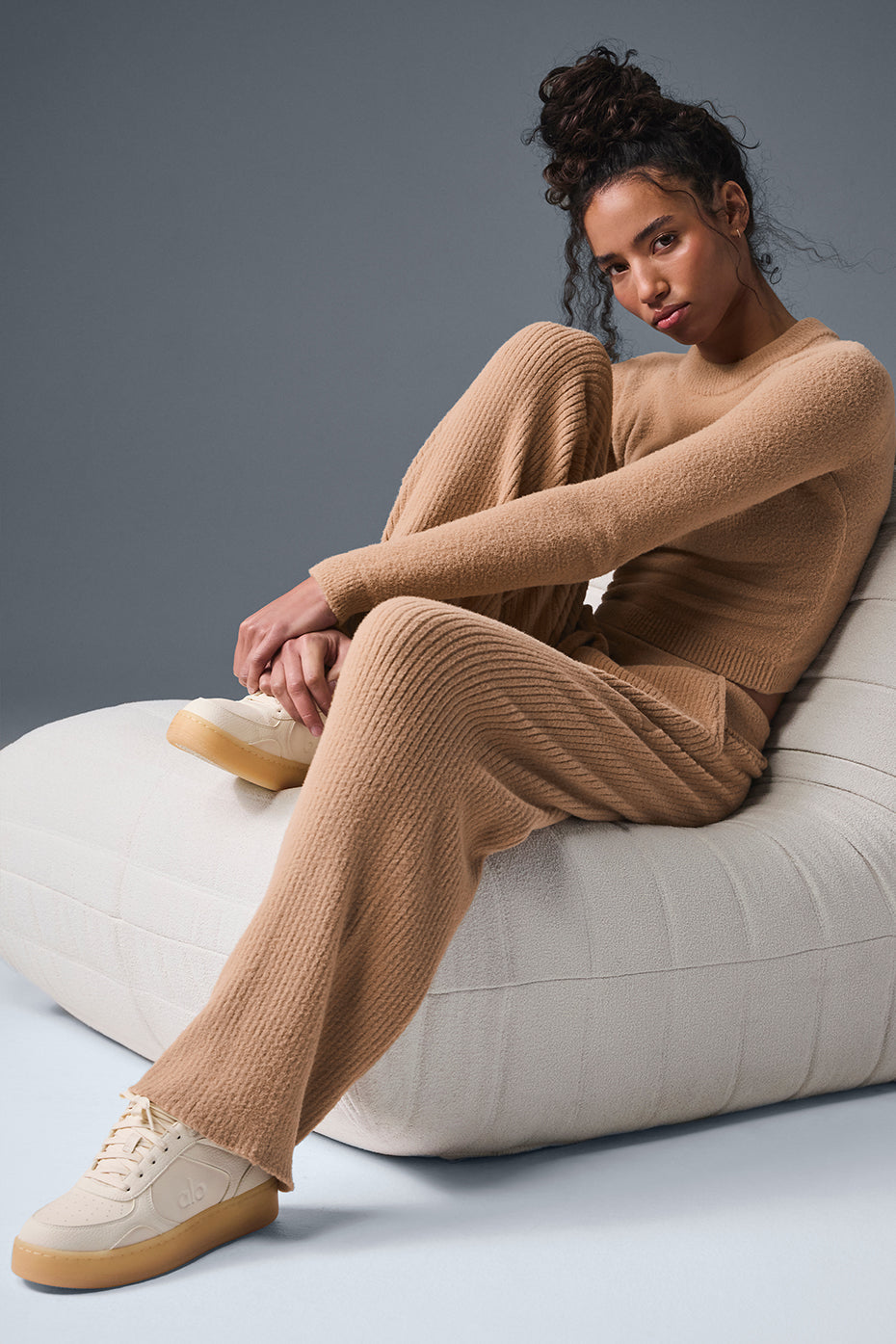 Snuggle Up Sweater High-Waist Wide Leg Pant