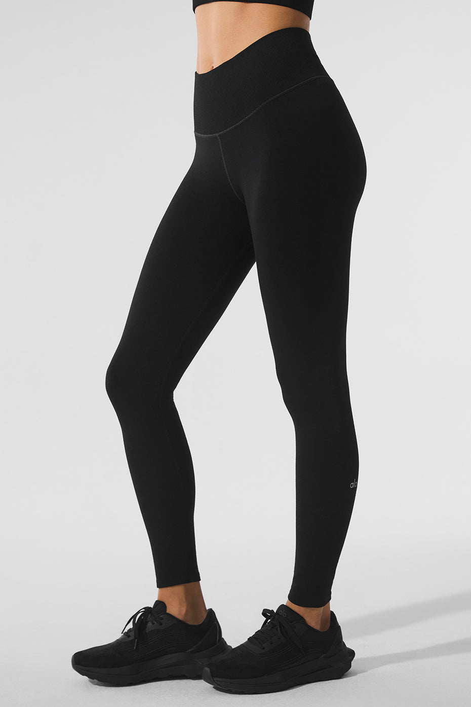 Seamless Winter Warm Plush High-Waist 7/8 Legging