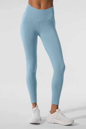 Seamless Winter Warm Plush High-Waist 7/8 Legging