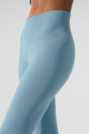 Seamless Winter Warm Plush High-Waist 7/8 Legging