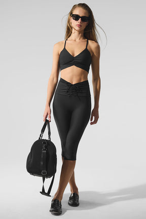 Airlift Mesh High-Waist Divine Capri