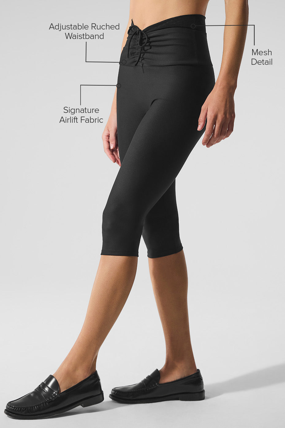 Airlift Mesh High-Waist Divine Capri