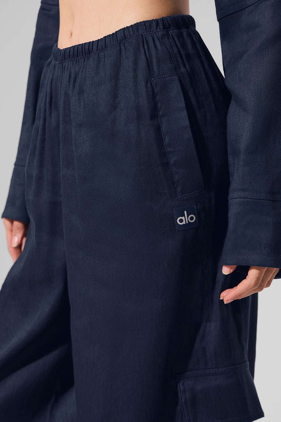 Linen Getaway Cargo Wide Leg Pant