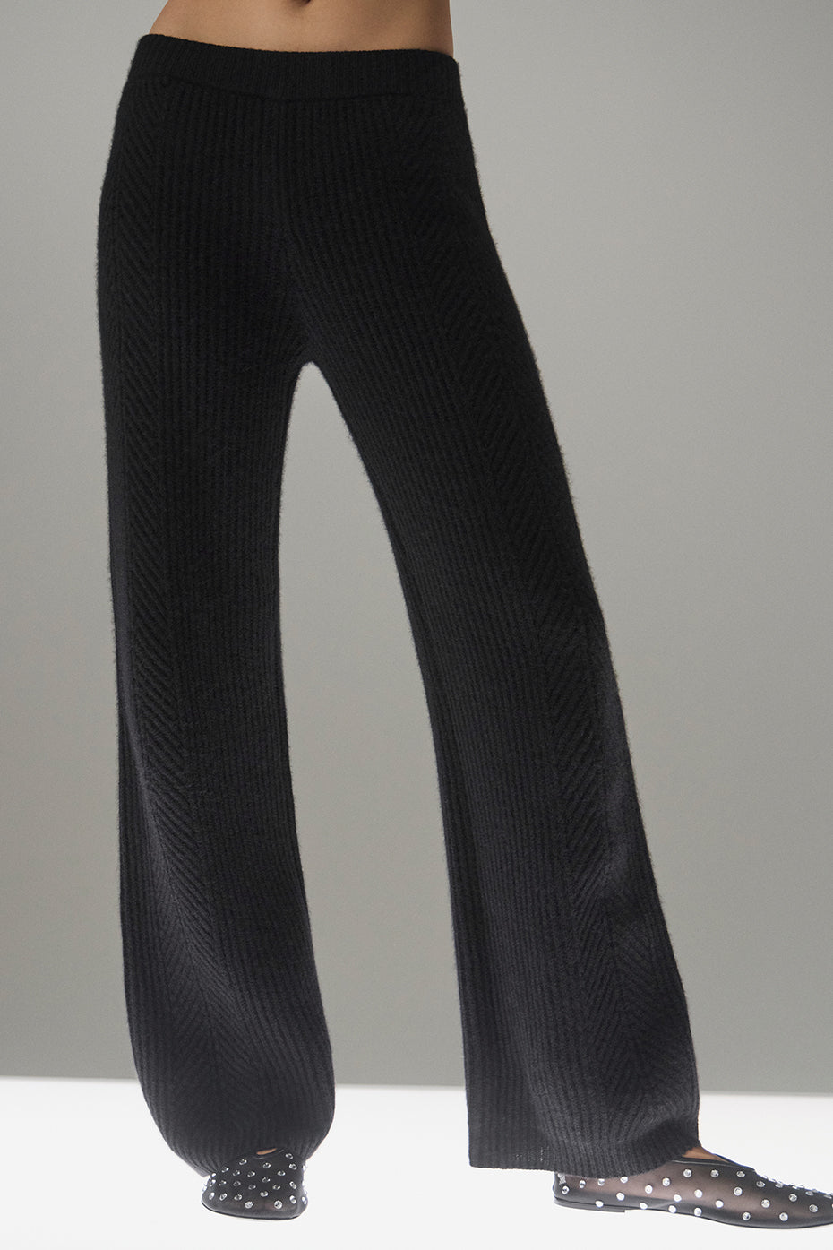 Winter Magic Cashmere Wide Leg Pant