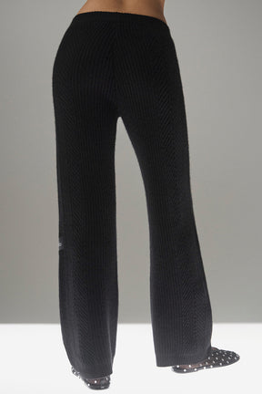 Winter Magic Cashmere Wide Leg Pant