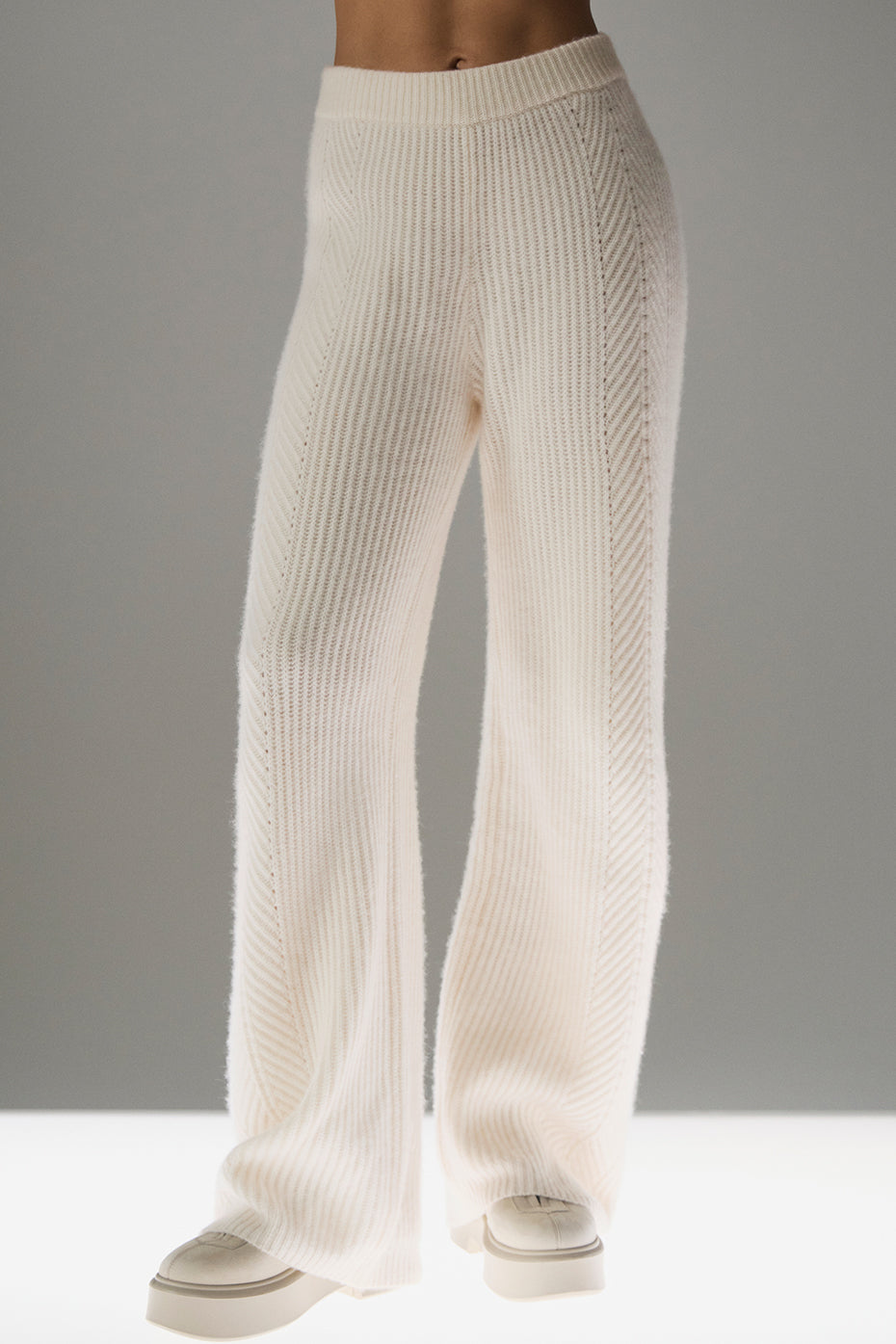 Winter Magic Cashmere Wide Leg Pant