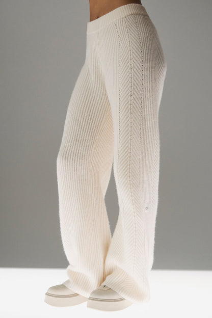 Winter Magic Cashmere Wide Leg Pant