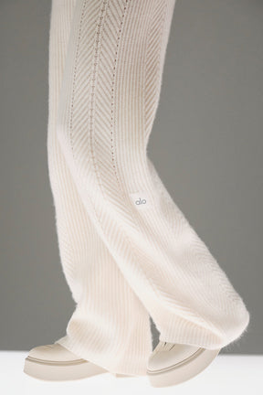 Winter Magic Cashmere Wide Leg Pant