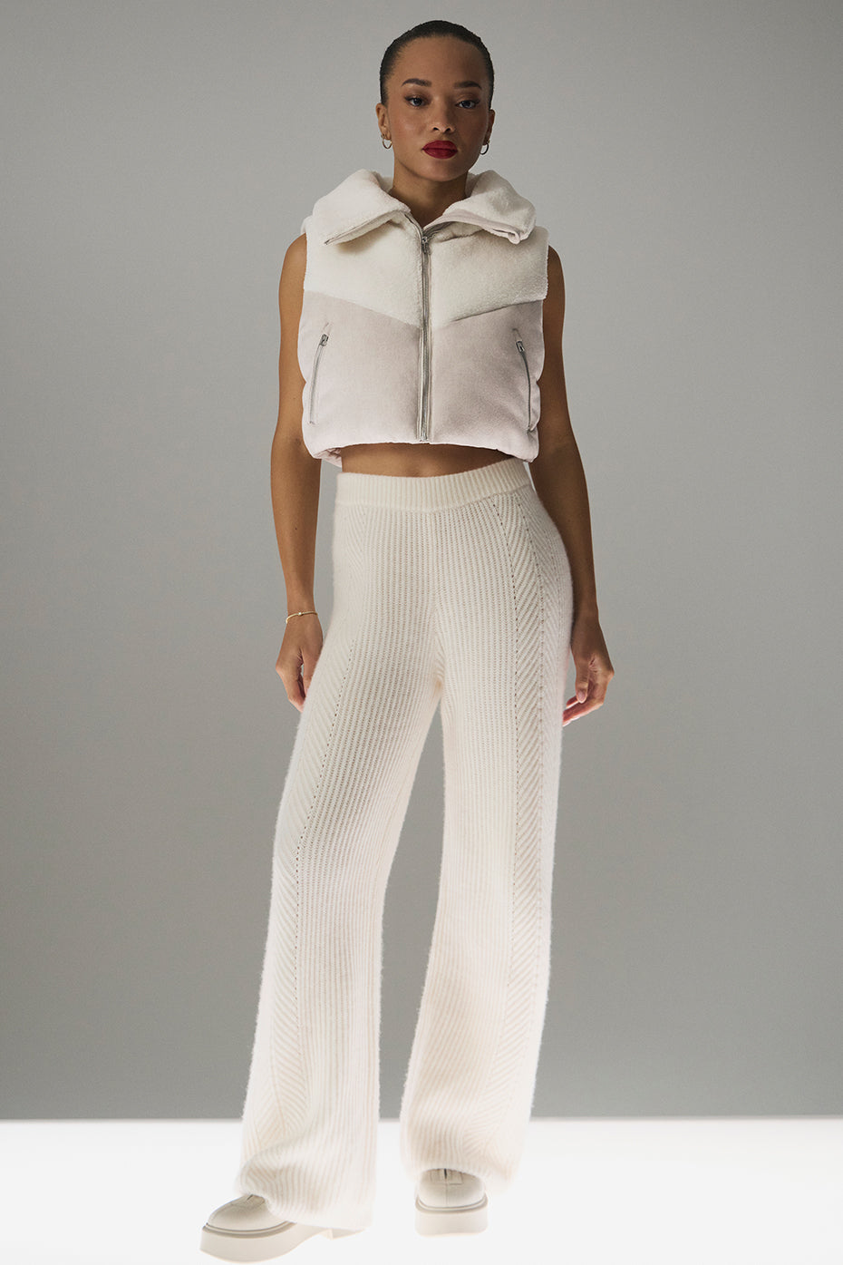 Winter Magic Cashmere Wide Leg Pant