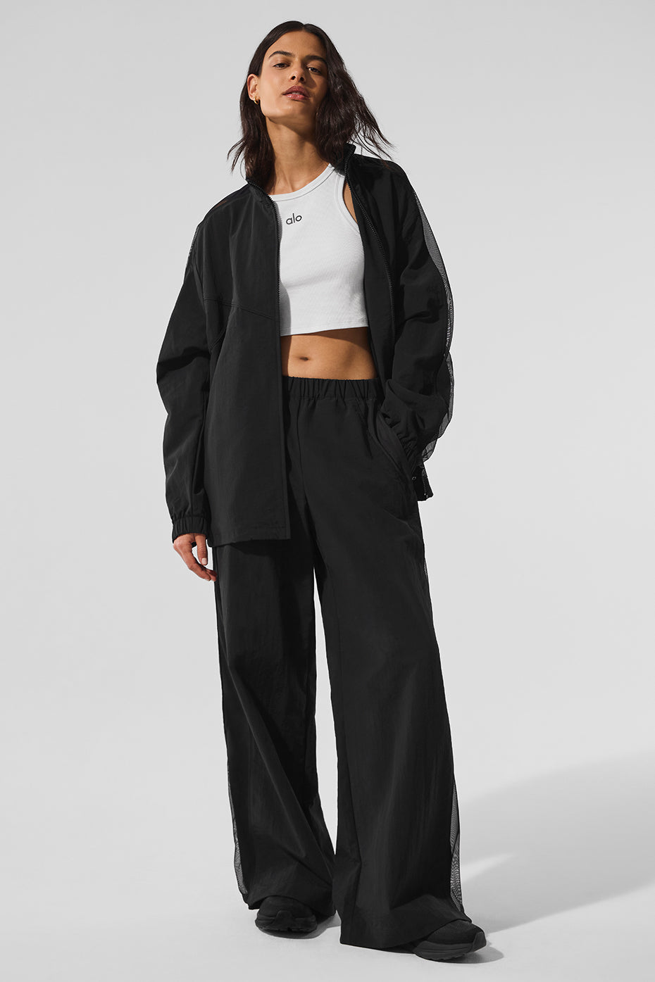 High-Waist Origin Wide Leg Track Pant