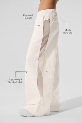 High-Waist Origin Wide Leg Track Pant